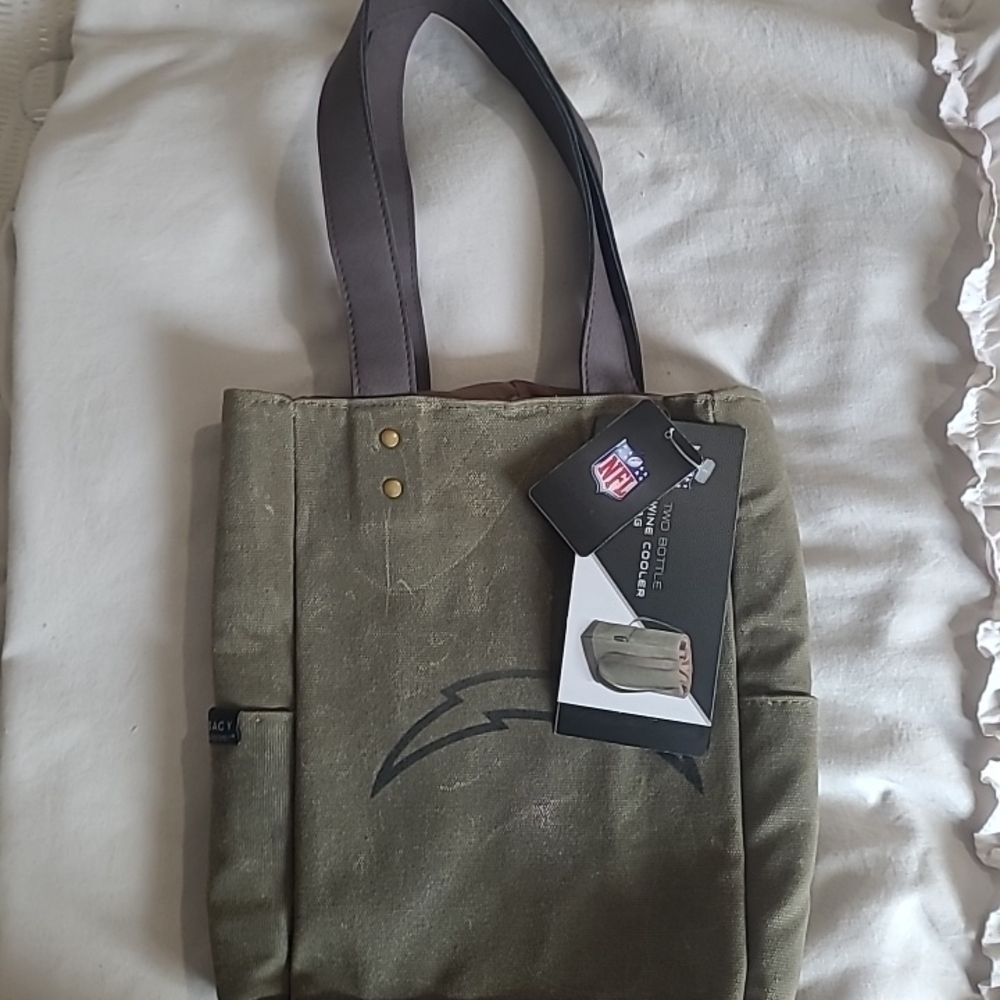 Legacy Olive and Brown Tote Bag
